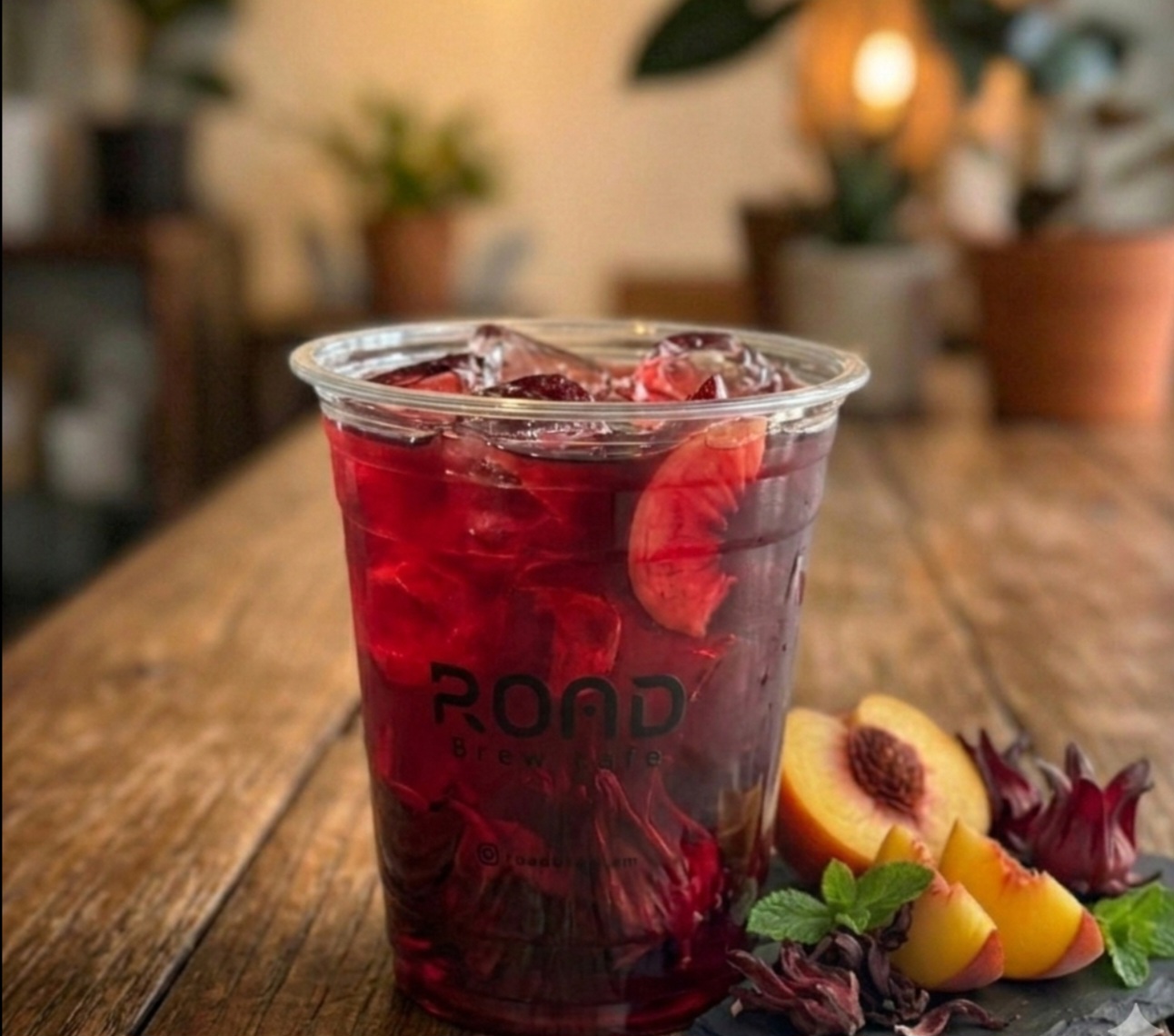 كركديه بالخوخ